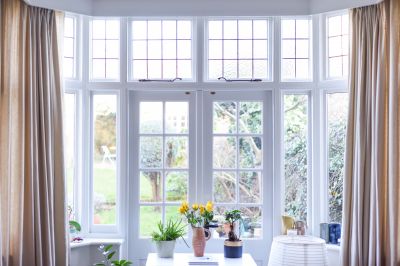 Bay window addition